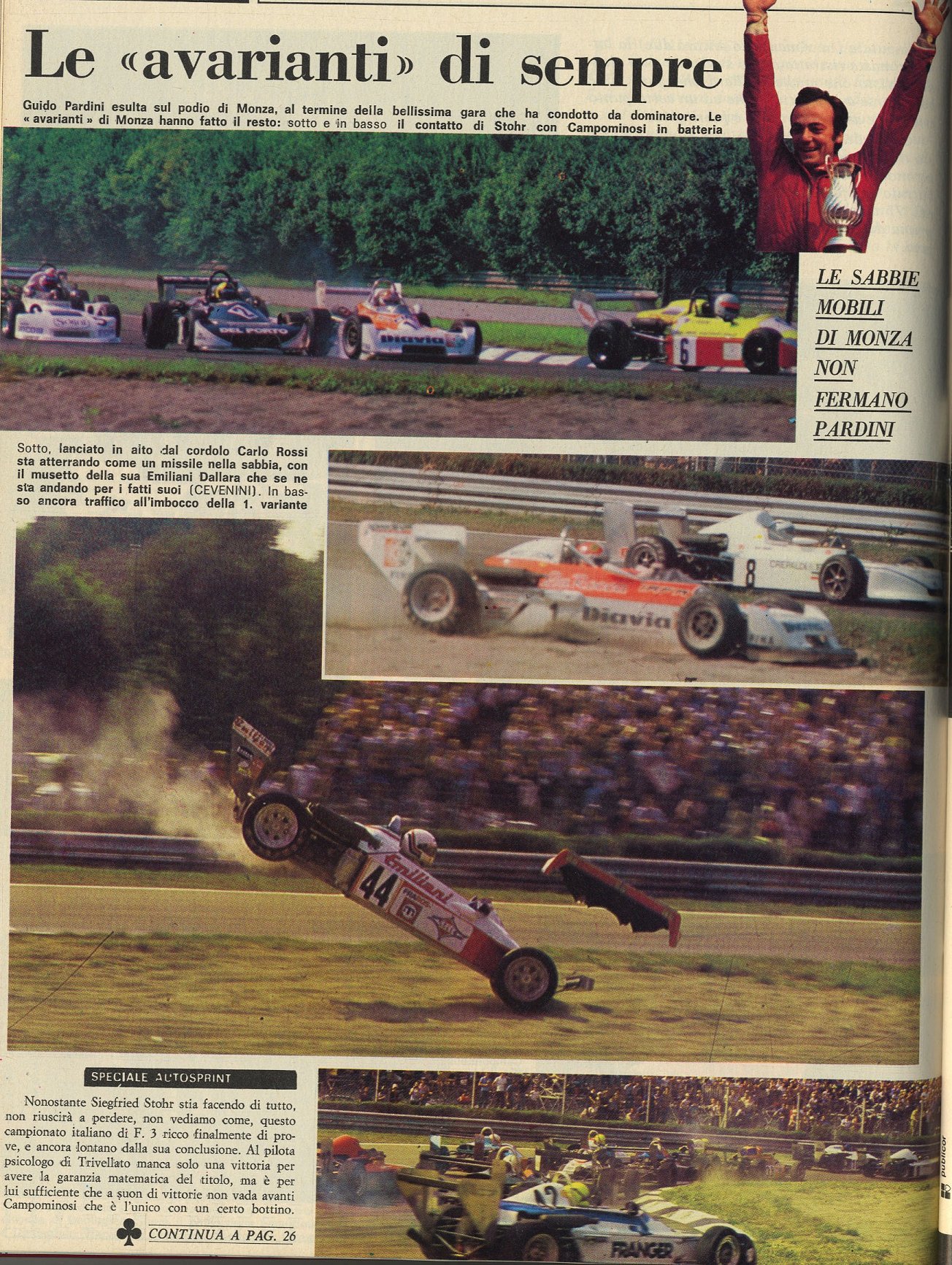 Le Avarianti di Monza - Monzasport Autodromo di Monza Online dal 1999