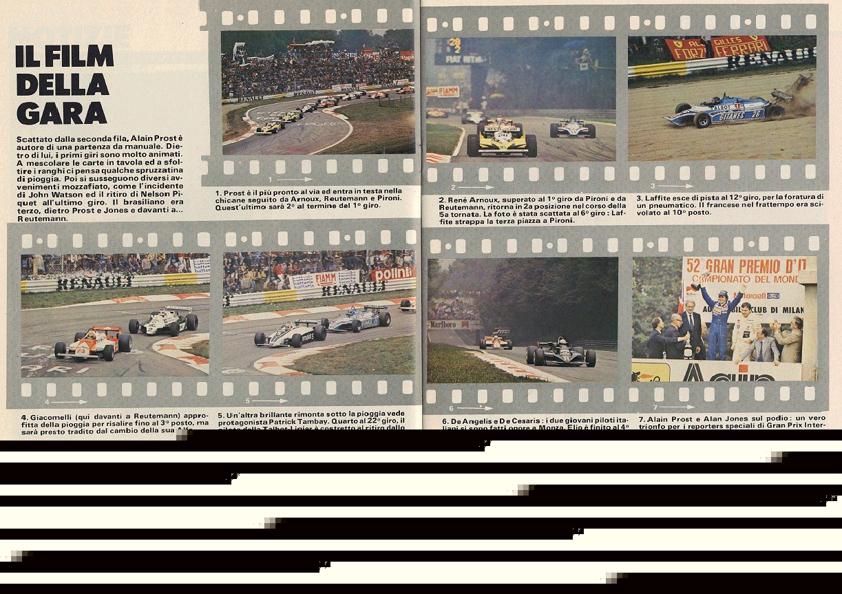 Film della Gara dell'Autodromo di Monza del 1981 - Monzasport Autodromo di Monza Online dal 1999